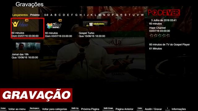 PODEVER Gospel Player - LG WEBOS смотреть онлайн