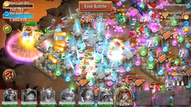 Castle Clash: Insane Dungeon 7-9 (no anubis) смотреть онлайн