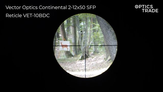 Vector Optics Continental 2-12x50 SFP Reticle VET-10BDC | Optics Trade Reticle Subtensions смотреть онлайн