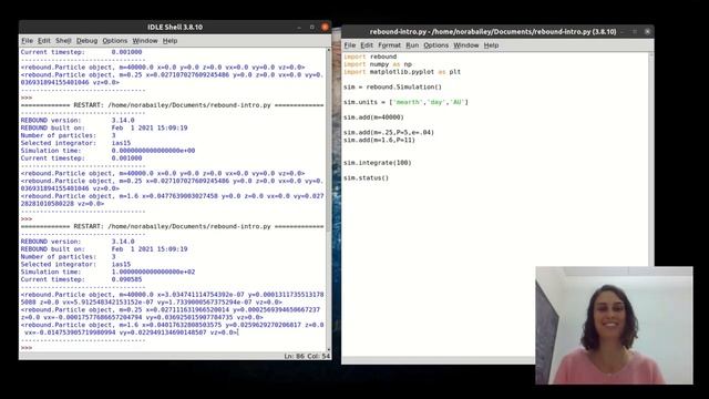 Learn How to Run a Simple N-body Simulation (REBOUND Tutorial) смотреть онлайн