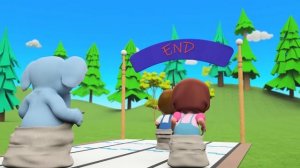 Little Babies Learning Numbers Dolphin Puzzle Toy Set - Little Baby Boy & Girl 3D Animated Cartoons