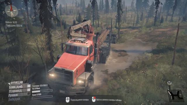 Spintires MudRunner Карта ГОРА ЛОГМОР # 3 смотреть онлайн