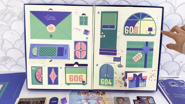 BTS FESTA D-DAY CALENDAR : CELEBRATION OF THE 8TH ANNIVERSARY | ASMR UNBOXING смотреть онлайн