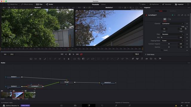 How to create a Luma Fade Transition in Davinci Resolve смотреть онлайн