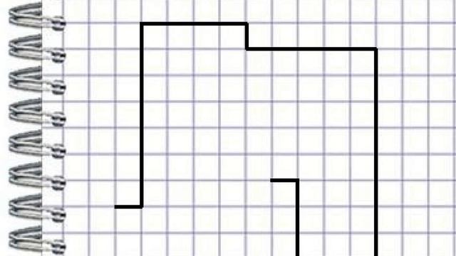 Слоник. Графический диктант по клеточкам.