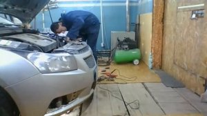 Chevrolet Cruze установка ПТФ