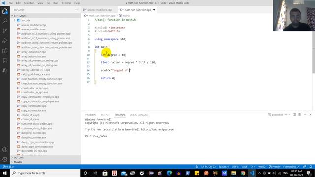 C++ Math tan Function #200 смотреть онлайн