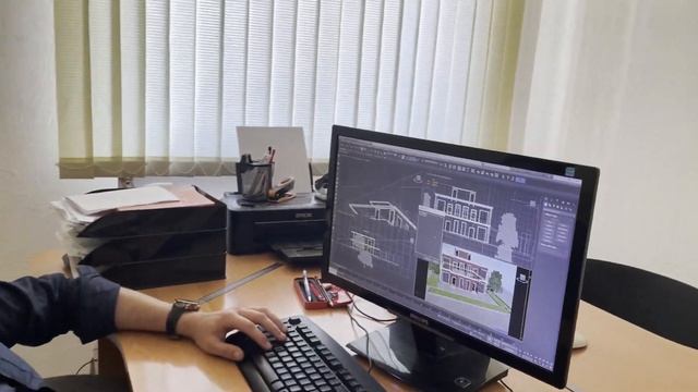 Процесс создания дизайна фасада дома смотреть онлайн
