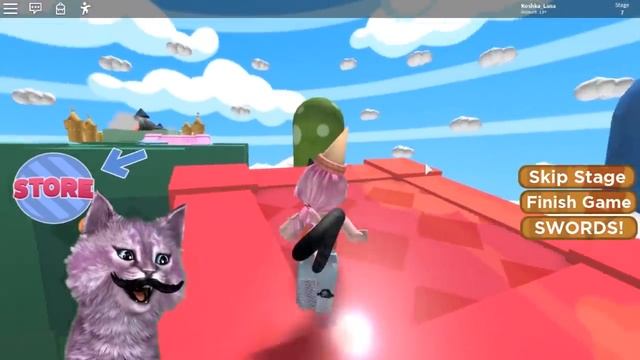 СПАСАЮ ПРИНЦЕССУ УСАМИ! Я ВМЕСТО МАРИО ПРОХОЖУ ОББИ В РОБЛОКС roblox Save Princess Peach Obby смотреть онлайн