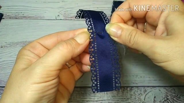 Бархатная лента и перфорация ? ? идеальное сочетание, школьные бантики ? смотреть онлайн