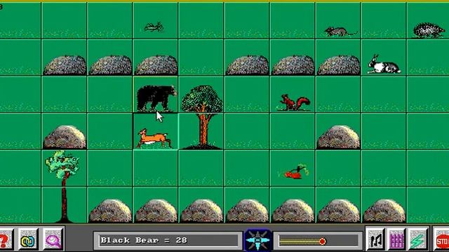Animal Quest (DOS, 1996) - Intro + Gameplay смотреть онлайн