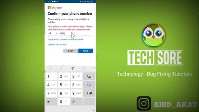 That phone number doesn't look right Pleasecheck the country code and phone number Microsoft Accoun смотреть онлайн