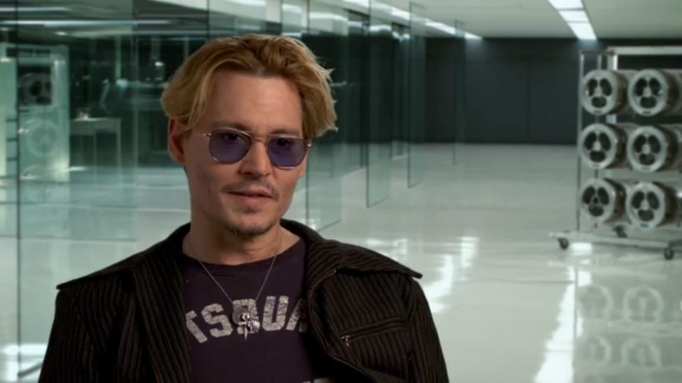 Interview With Johnny Depp  Who Plays Will In Transcendence.
