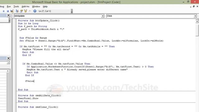 Add, Next, Prev and Search buttons in VBA || Lesson 12 смотреть онлайн