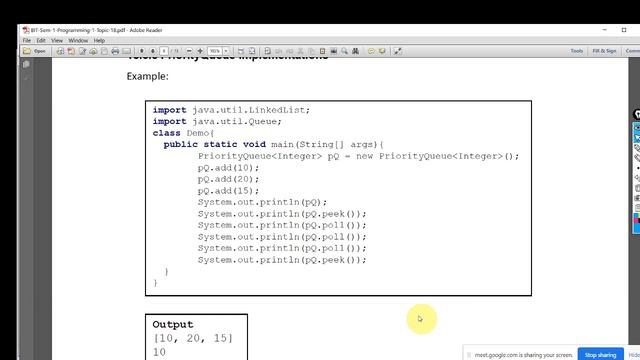 BIT-Semester 1, Programming - Java Collections Framework & Generics смотреть онлайн