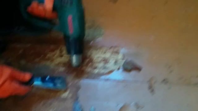 Снятие старой краски с пола смотреть онлайн
