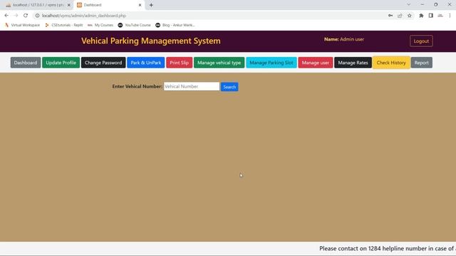 Vehicle Parking Management System Project using PHP and MYSQL With Source Code || CSEtutorials смотреть онлайн