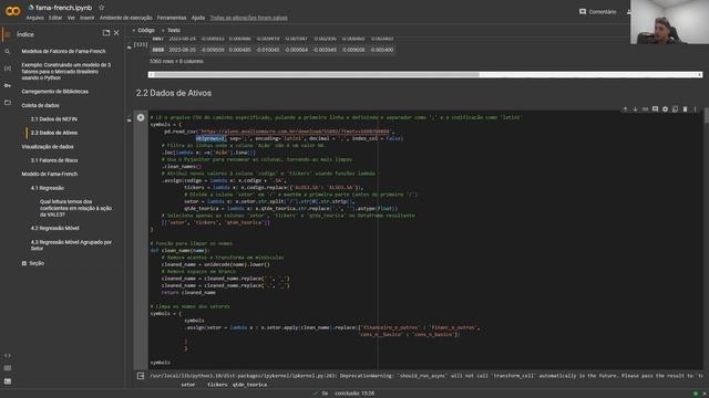 CONSTRUINDO O MODELO DE 3 FATORES DE FAMA-FRENCH PARA O MERCADO BRASILEIRO COM O PYTHON смотреть онлайн