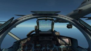 DCS World СУ-33 Отработка дозаправки в воздухе и посадка на палубу