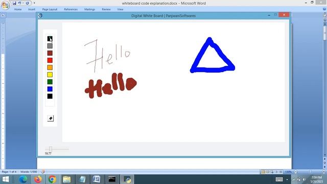 Digital WhiteBoard - 2 using Python Tkinter | Free Source Code смотреть онлайн