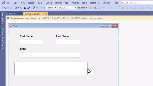 How to create Windows Forms Application in C# .Net Visual Studio | Windows forms C# Tutorial 2023 смотреть онлайн