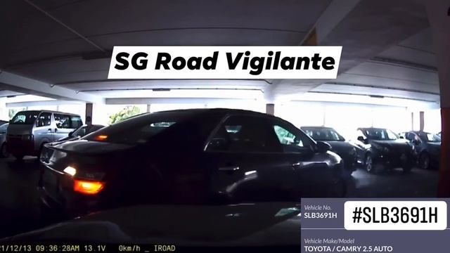 13dec2021 154a bukit batok west ave 8 #SLB3691H toyota camry hit and run on camcar смотреть онлайн
