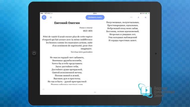 СЕРВИС BOOKMATE НА IPAD смотреть онлайн