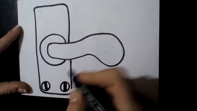 KAWAII РИСУНКИ | Как нарисовать дверную ручку - How to draw a door knob смотреть онлайн