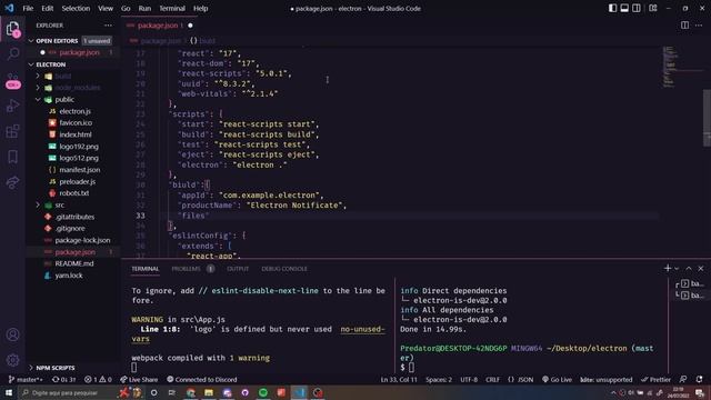 Como buildar sua aplicação com electron-builder e react смотреть онлайн