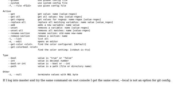 DevOps & SysAdmins: Unknown option git config --local reported by Jenkins смотреть онлайн