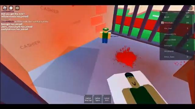 Playing A really sus game on :ROBLOX: смотреть онлайн