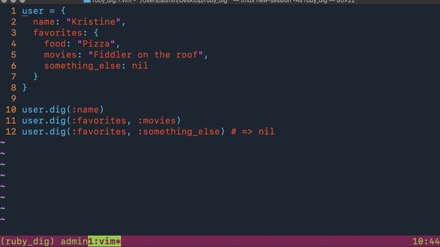 Ruby Programming Tutorial: Guide to the dig Method смотреть онлайн