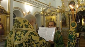 Акафист св  блаженному Андрею Симбирскому в Вознесенском соборе Ульяновска  9 12 2020г
