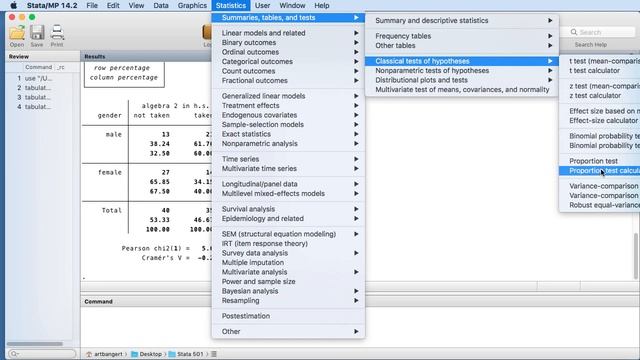 Chi Squared Analysis with Stata смотреть онлайн