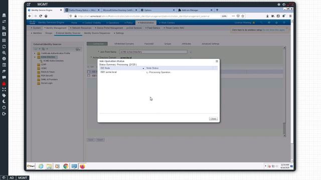 Joining Cisco ISE to the Microsoft Active Directory смотреть онлайн