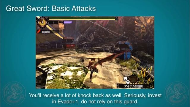 MH4G/MH4U: Great Sword Tutorial смотреть онлайн