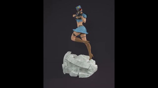 League of Legends Officer Caitlyn fan art смотреть онлайн