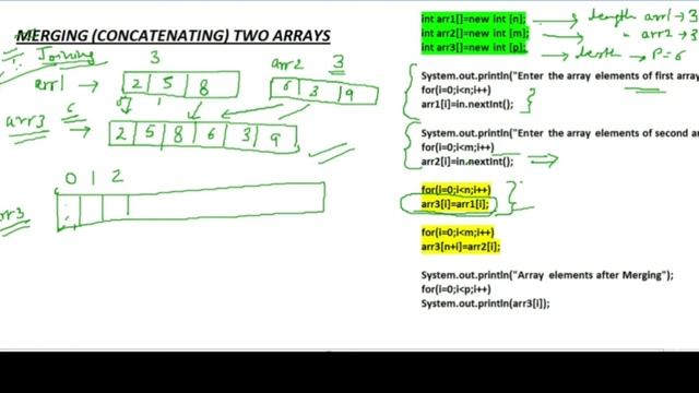 MERGING / CONCATENATING TWO ARRAYS смотреть онлайн