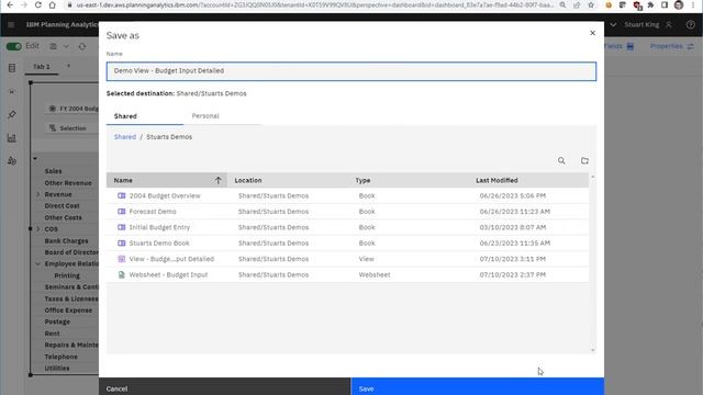 Fully Responsive Books in Planning Analytics Workspace 2.0.89 смотреть онлайн