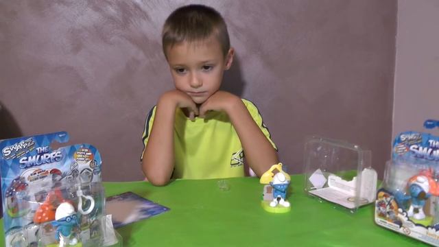 Смурфики сюрприз распаковка игрушек Smurfs toys surprise box unboxing смотреть онлайн