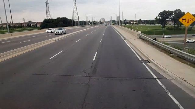 Toronto region GO Transit bus 40 Vaughan to Hamilton timelapse смотреть онлайн