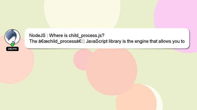 NodeJS : Where is child_process.js? смотреть онлайн