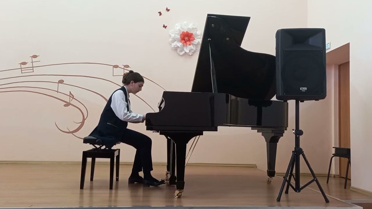 Сухова Наталия 8 кл., Ю.Бирюков "Мелодия", Ф.Бургмюллер "Этюд №5" op. 105 d moll смотреть онлайн