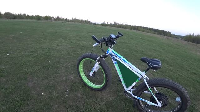 ЭЛЕКТРО-ФЭТБАЙК-1500ватт, ЗАМЕР МАКСИМАЛЬНОЙ СКОРОСТИ И ПРОБЕГА смотреть онлайн