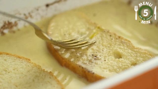 Гренки с яйцом и молоком «Крем брюле» - рецепт пошаговый от menu5min смотреть онлайн