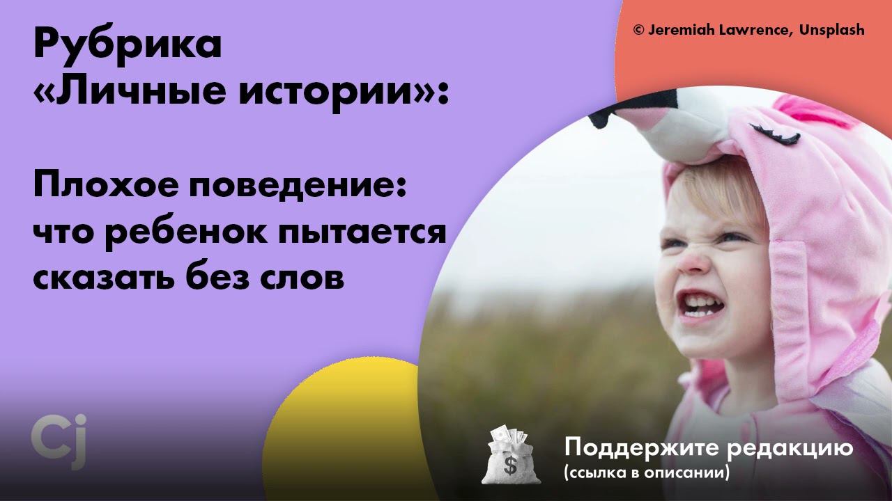 Рубрика «Личные истории»: Плохое поведение: что ребенок пытается сказать без слов смотреть онлайн