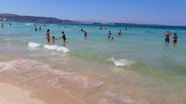 ТУРЦИЯ, ЧЕШМЕ (Cesme)- Пляж Ылыджа ( ilica plaj) TURKIYE смотреть онлайн