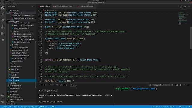 How to use custom colors in Angular Material смотреть онлайн
