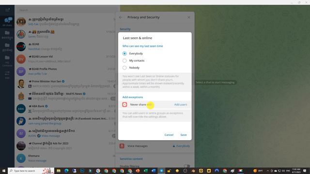 How to Hide Last Seen & Online on Telegram | Hide Active Status on Telegram смотреть онлайн