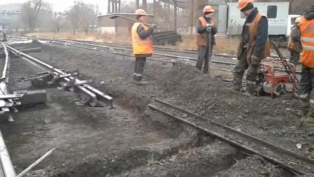 Ремонт стрелочного перевода смотреть онлайн